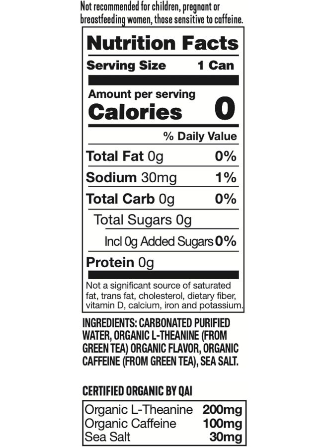 ARDOR ENERGY Sparkling Water with 100mg Natural Caffeine & 200mg L-Theanine from Organic Green Tea for Smooth Energy & Focus | Healthy Energy Drink | No Sugar, Zero Calories, Vegan, Gluten-Free | Tropical Mango (Pack of 12, 12oz cans) - Image 3
